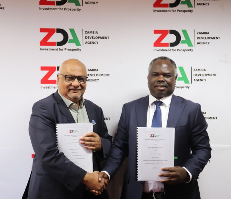 ZDA Signs US$100 Million Investment Promotion and Protection Agreement with Mansa Sugar Ltd