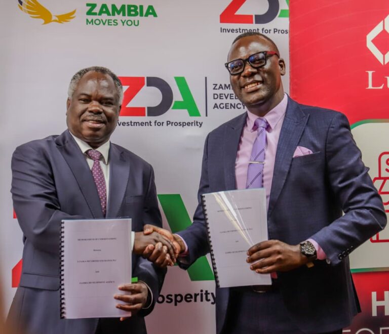 ZDA and LuSE Sign MoU to Boost Access to Capital and Economic Growth
