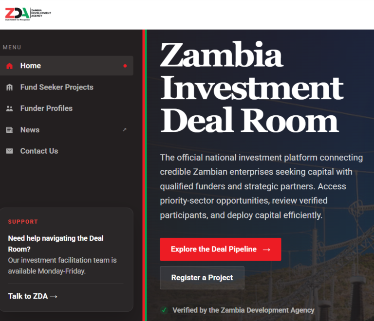 404 Fund Seekers, 52 Funders Engage on the Zambia Investment Deal Room