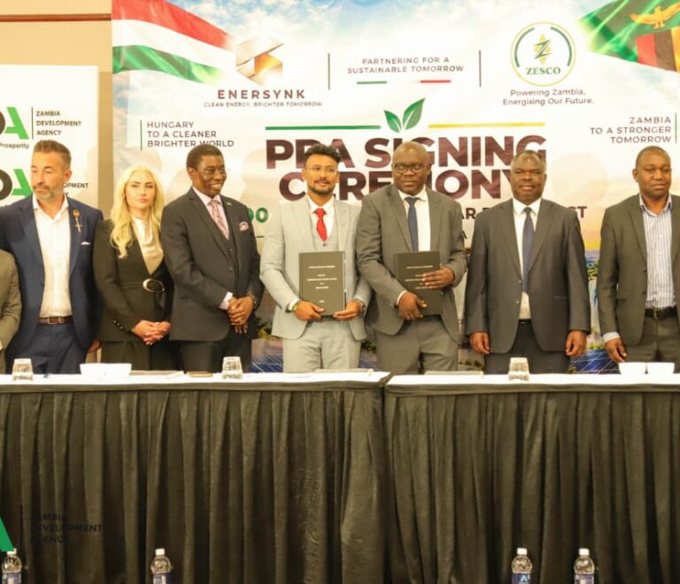 EnerSynk PPA Signals Fresh Private Investment in Zambia’s Energy Sector
